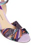 Detail View - Click To Enlarge - PAUL ANDREW - 'Wisteria' kaleidoscope print twist band sandals