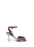 Main View - Click To Enlarge - PAUL ANDREW - 'Wisteria' kaleidoscope print twist band sandals