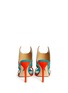 Back View - Click To Enlarge - PAUL ANDREW - 'Nya' floral print wing vamp mule sandals