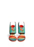 Figure View - Click To Enlarge - PAUL ANDREW - 'Nya' floral print wing vamp mule sandals