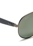 Detail View - Click To Enlarge - RAY-BAN - Titanium frame plastic temple aviator sunglasses