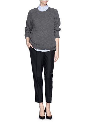 Figure View - Click To Enlarge - THEORY - 'Padra' flannel wool pants