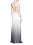 Figure View - Click To Enlarge - ALICE & OLIVIA - Jinny ombré open back maxi dress