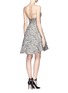 Back View - Click To Enlarge - ALICE & OLIVIA - Dillon floral brocade bustier dress