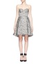Main View - Click To Enlarge - ALICE & OLIVIA - Dillon floral brocade bustier dress
