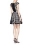 Back View - Click To Enlarge - ALICE & OLIVIA - Aubree lace dress