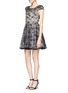 Figure View - Click To Enlarge - ALICE & OLIVIA - Aubree lace dress