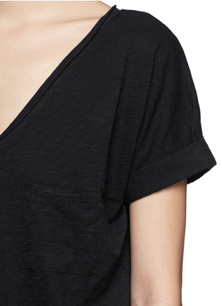 Detail View - Click To Enlarge - RAG & BONE - V-neck pocket cotton T-shirt