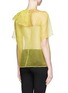 Back View - Click To Enlarge - MSGM - Side bow organza top