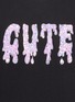 Detail View - Click To Enlarge - MARKUS LUPFER - Alex 'Cute' sequin text T-shirt