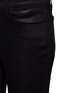 Detail View - Click To Enlarge - J BRAND - Super Skinny lacquered black jeans