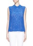 Main View - Click To Enlarge - EQUIPMENT - Elliot perforated sleeveless silk shirt