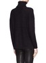 Back View - Click To Enlarge - WHISTLES - Mohair-blend turtleneck sweater