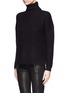 Front View - Click To Enlarge - WHISTLES - Mohair-blend turtleneck sweater