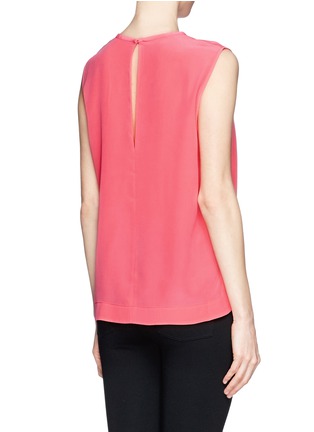 Back View - Click To Enlarge - EQUIPMENT - Sleeveless silk top