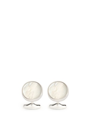 Main View - Click To Enlarge - TATEOSSIAN - Laser-cut mother-of-pearl cufflinks