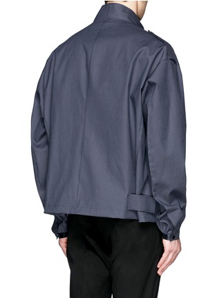 Back View - Click To Enlarge - LANVIN - Fold stand collar blouson jacket