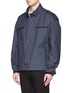 Front View - Click To Enlarge - LANVIN - Fold stand collar blouson jacket