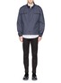 Figure View - Click To Enlarge - LANVIN - Fold stand collar blouson jacket