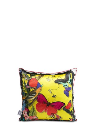 Main View - Click To Enlarge - KRISTJANA S WILLIAMS - Bird and Butterfly silk cushion
