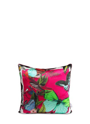  - KRISTJANA S WILLIAMS - Bird and Butterfly silk cushion