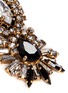 Detail View - Click To Enlarge - AERIN - x Erickson Beamon Crystal and jet black stone pendant earrings