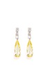 Main View - Click To Enlarge - CZ BY KENNETH JAY LANE - Pear cut cubic zirconia drop earrings