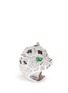 Detail View - Click To Enlarge - CZ BY KENNETH JAY LANE - Cubic zirconia pavé leopard head ring