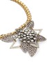 Detail View - Click To Enlarge - LULU FROST - Poseidon pavé crystal leaf pendant necklace