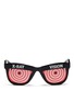 Main View - Click To Enlarge - LINDA FARROW DESIGNERS COLLECTION - x Jeremy Scott 'Xray' acetate sunglasses