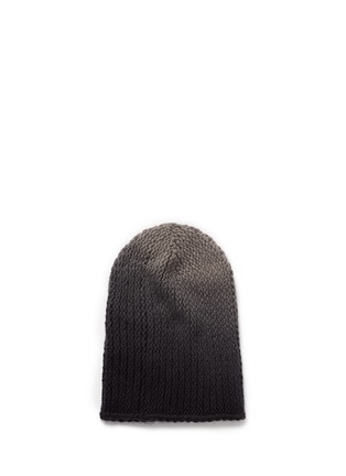 Main View - Click To Enlarge - ARMAND DIRADOURIAN - Ombré rib knit cashmere beanie