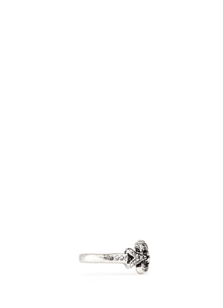 Detail View - Click To Enlarge - LULU FROST - Quest' curve arrow crystal pavé ring