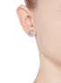 Figure View - Click To Enlarge - EDDIE BORGO - Crystal pavé cone earrings