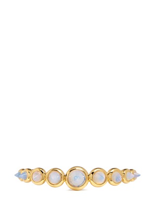 Detail View - Click To Enlarge - EDDIE BORGO - Graduated opal glass cone cuff