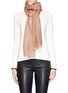 Figure View - Click To Enlarge - ARMAND DIRADOURIAN - Geometric print wool-cashmere scarf