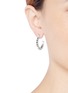Figure View - Click To Enlarge - PHILIPPE AUDIBERT - 'Hose' spike hoop earrings