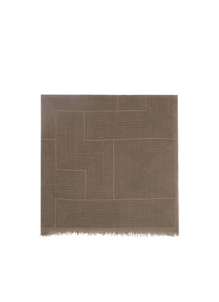 Main View - Click To Enlarge - ARMAND DIRADOURIAN - Geometric print wool-cashmere scarf
