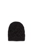 Figure View - Click To Enlarge - ARMAND DIRADOURIAN - Honeycomb cable knit cashmere beanie