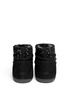 Back View - Click To Enlarge - INUIKII - Sequin Low' lambskin shearling boots