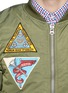 Detail View - Click To Enlarge - SCOTCH & SODA - Badge bomber jacket