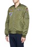 Front View - Click To Enlarge - SCOTCH & SODA - Badge bomber jacket