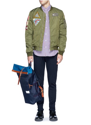 Figure View - Click To Enlarge - SCOTCH & SODA - Badge bomber jacket