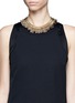 Figure View - Click To Enlarge - ELA STONE - Baker leopard print chain necklace
