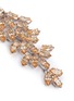 Detail View - Click To Enlarge - CZ BY KENNETH JAY LANE - Cubic zirconia leaf cluster drop clip earrings