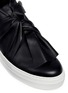 Detail View - Click To Enlarge - PORTS 1961 - Knot vamp platform leather sneakers