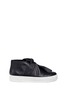 Main View - Click To Enlarge - PORTS 1961 - Knot vamp platform leather sneakers