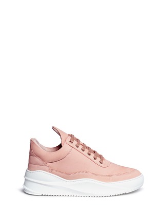 Main View - Click To Enlarge - FILLING PIECES - 'Low Top' nubuck leather sneakers