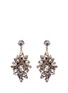 Main View - Click To Enlarge - ERICKSON BEAMON - 'Parlor Trick' Swarovski crystal cluster drop earrings