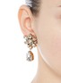 Figure View - Click To Enlarge - ERICKSON BEAMON - 'Parlor Trick' Swarovski crystal pear drop earrings