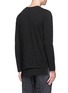 Back View - Click To Enlarge - THE VIRIDI-ANNE - Distressed layered long sleeve T-shirt